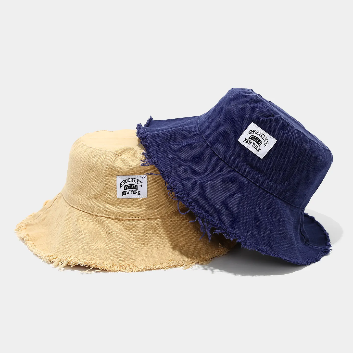 Frayed Hem Bucket Hat