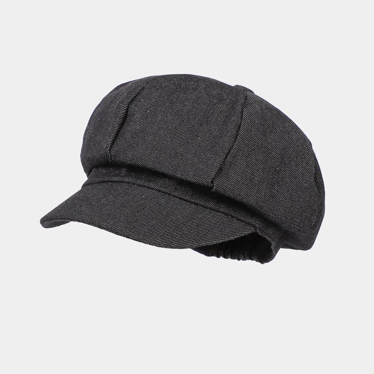 Vintage Style Denim Newsboy Hat