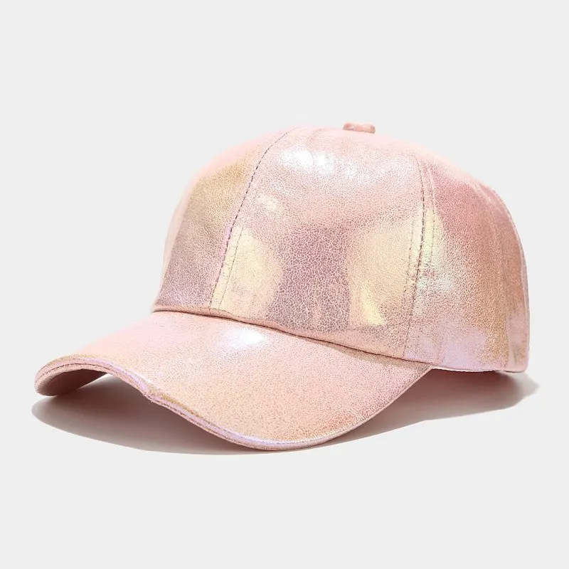 PU Leather Baseball Cap