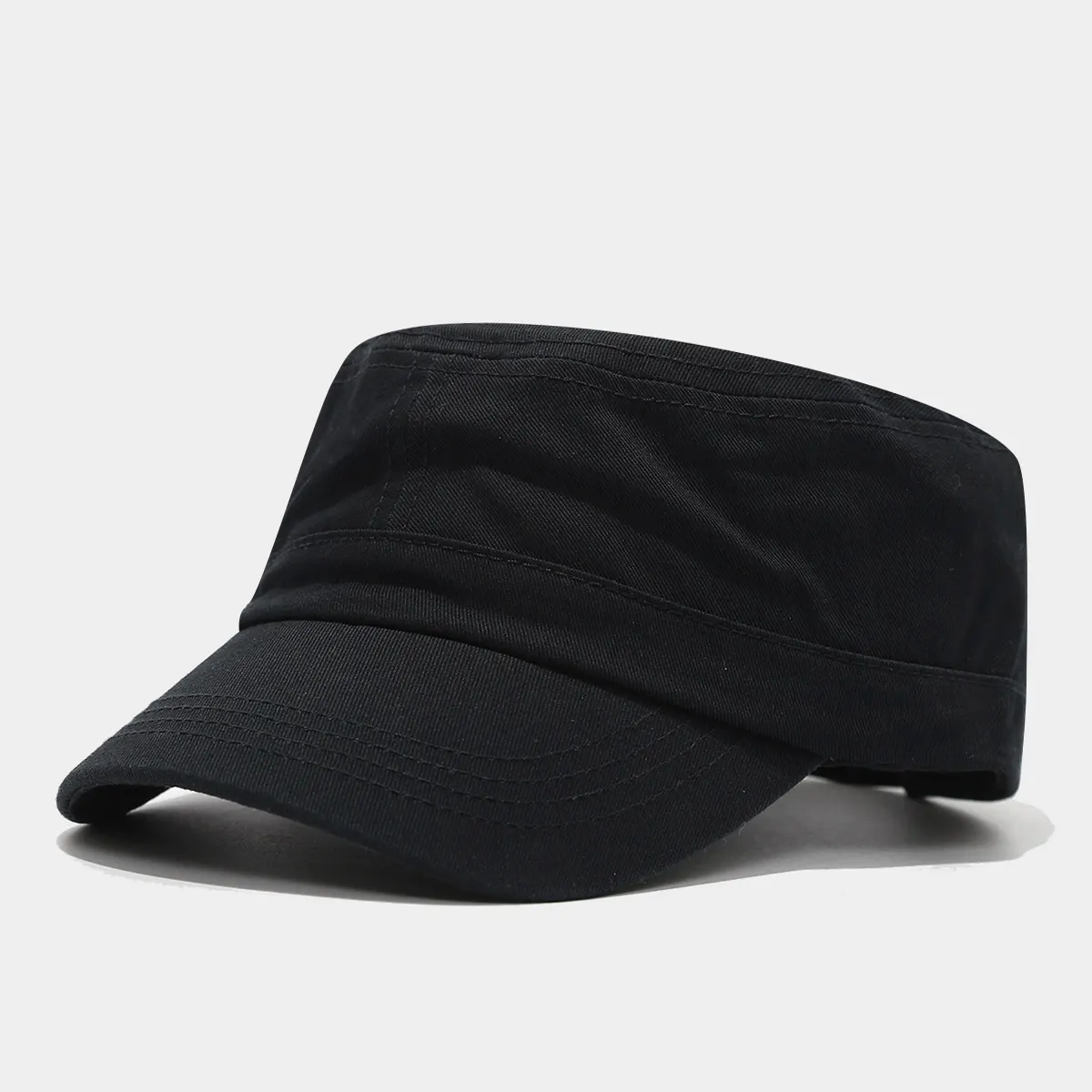 Solid Color Military Style Cadet Hat